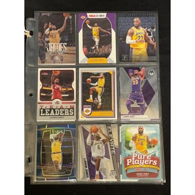 (18) Different High Grade Lebron James Cards