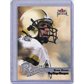 2001 Fleer Premium Drew Brees Rookie Insert