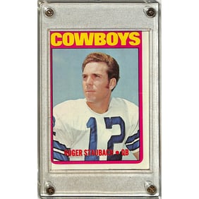 1972 Topps Roger Staubach Rookie