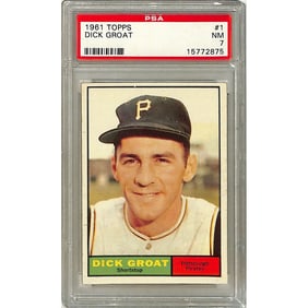 1961 Topps Dick Groat Psa 7