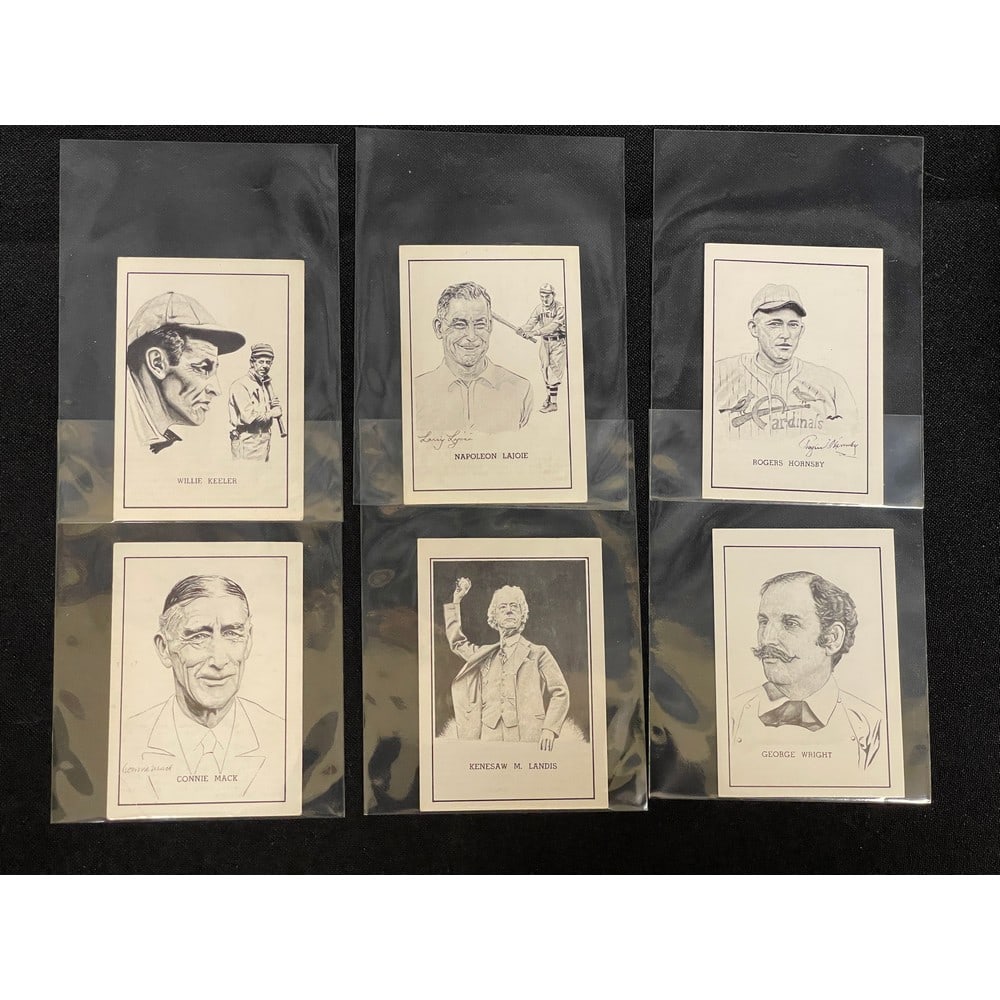 (17) 1950 Callahan Baseball Hof Cards (1 of 3)