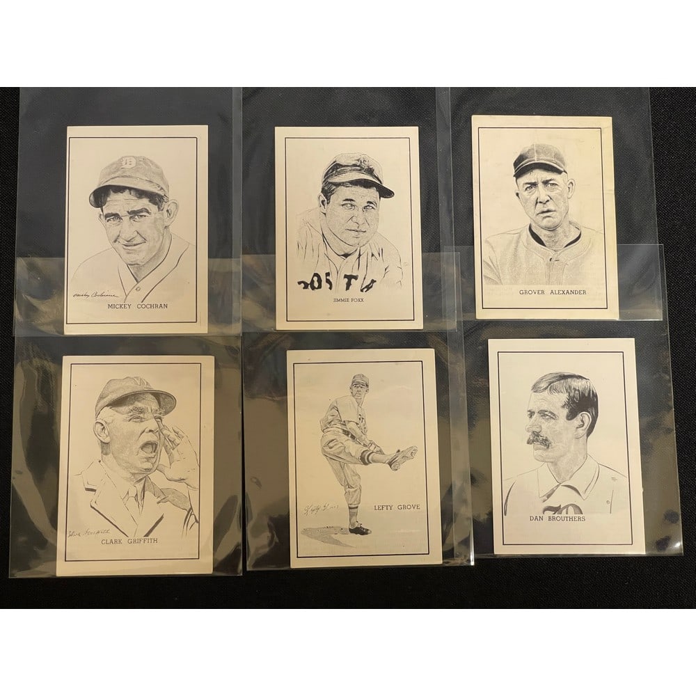 (16) 1950 Callahan Baseball Hof Cards (1 of 3)