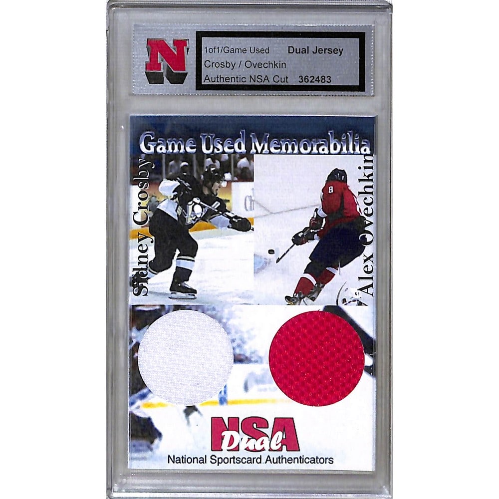 Crosby/ovechkin Dual Jersey Card 1 Of 1 (1 of 2)