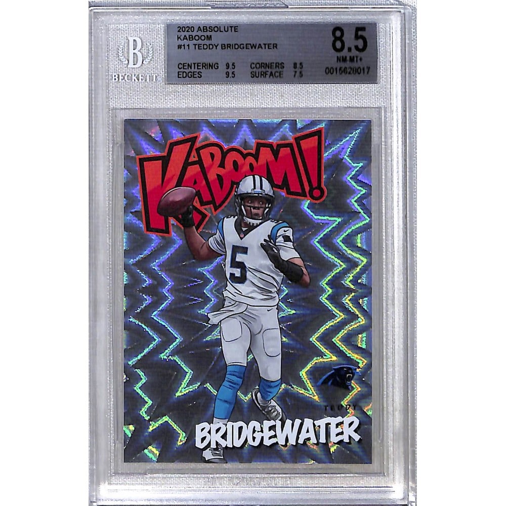 2020 Absolute Kaboom Teddy Bridgewater Bgs 8.5 (1 of 2)