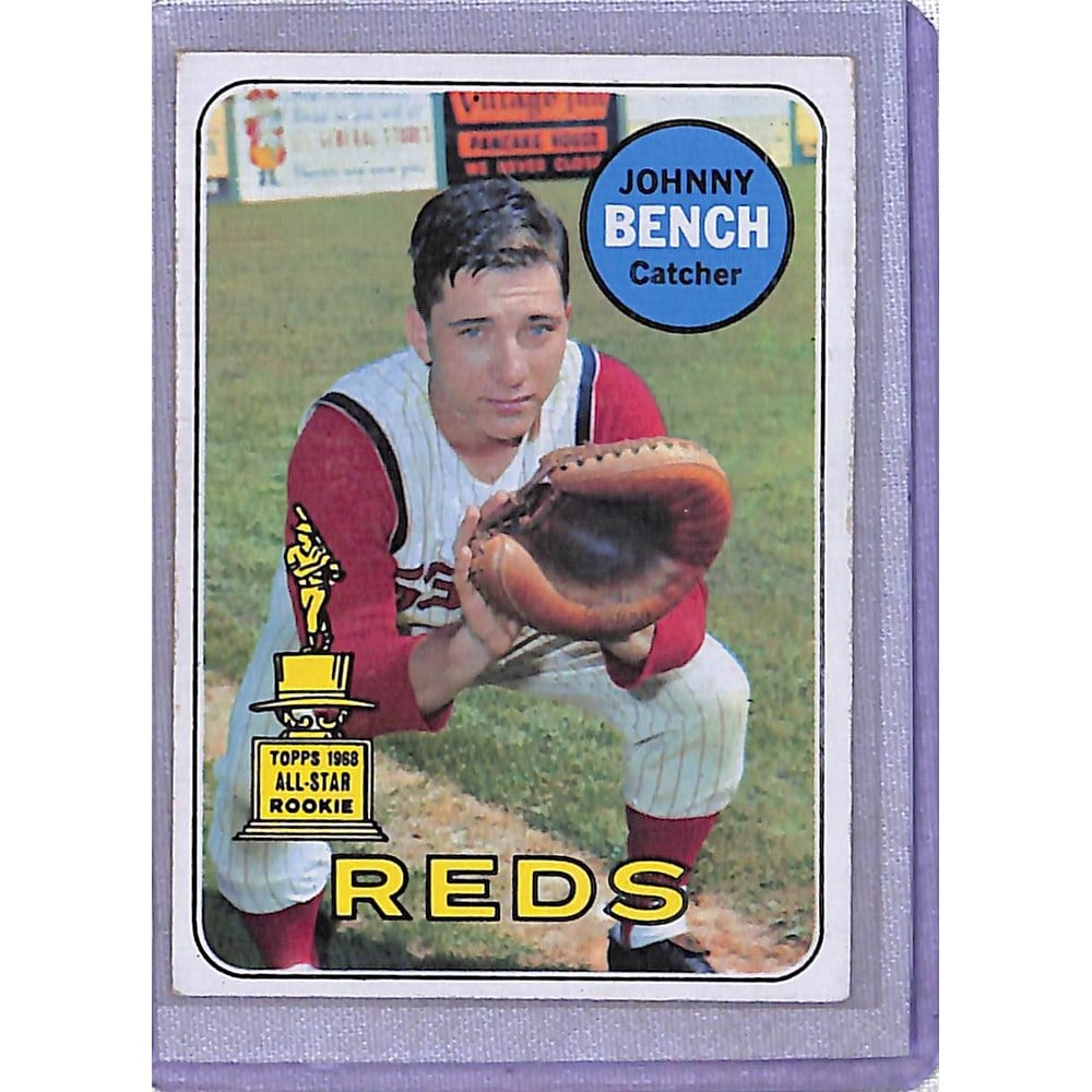 1969 Topps Johnny Bench Rookie Allstar (1 of 2)