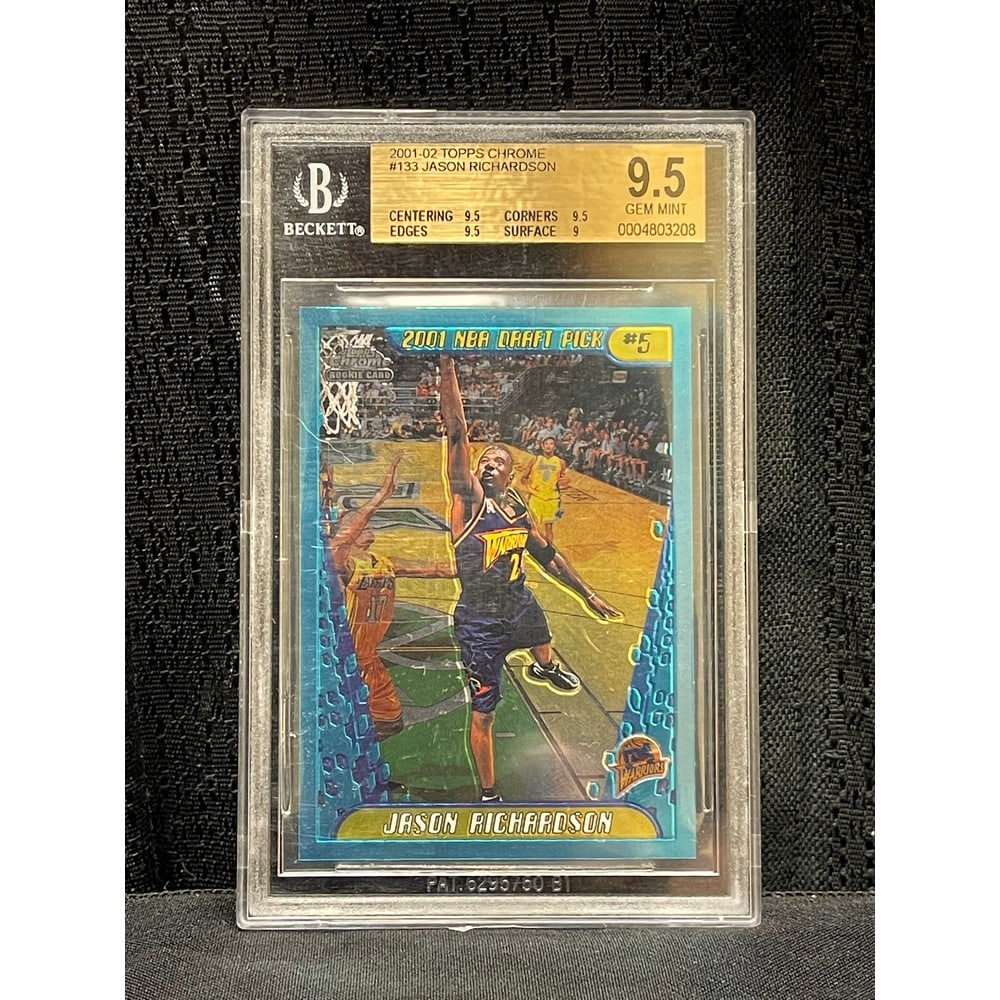 2001-02 Chrome Jason Richardson Rookie Bgs 9.5 (1 of 2)