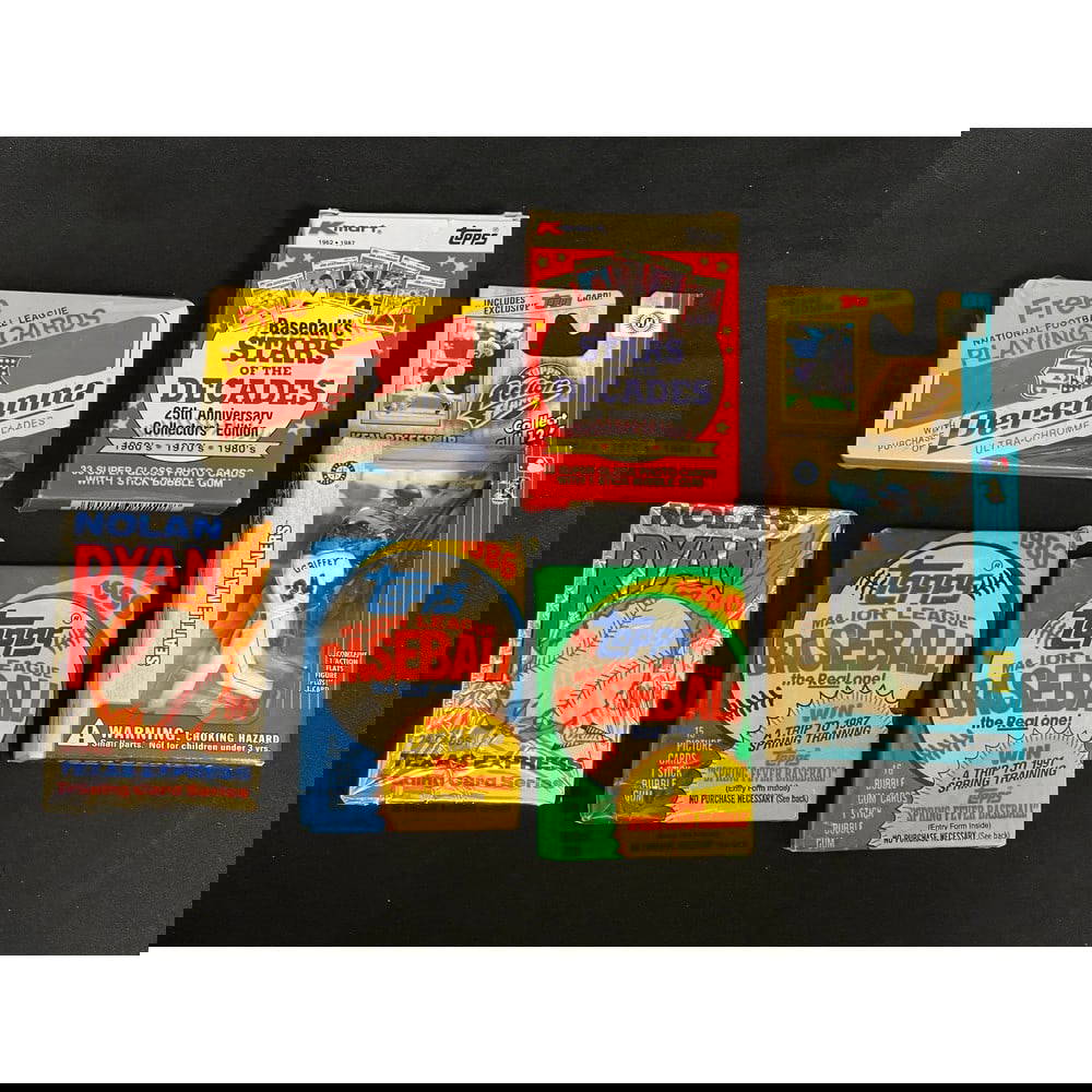 (18) Misc. Unopened Sports Cards Auction