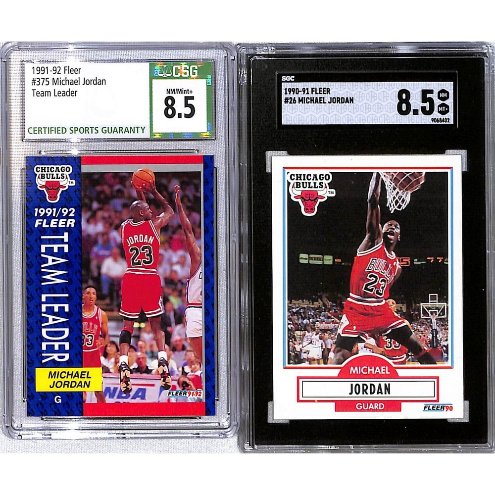 (2) Graded Michael Jordan Cards (1 of 2)