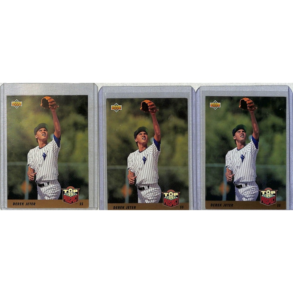 (3) 1993 Upper Deck Derek Jeter Rookies (1 of 2)