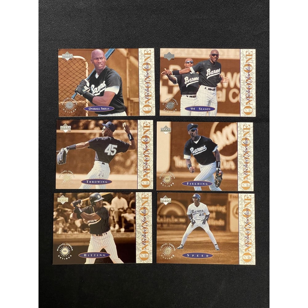 1995 Michael Jordan Retires 10 Card Set (1 of 2)