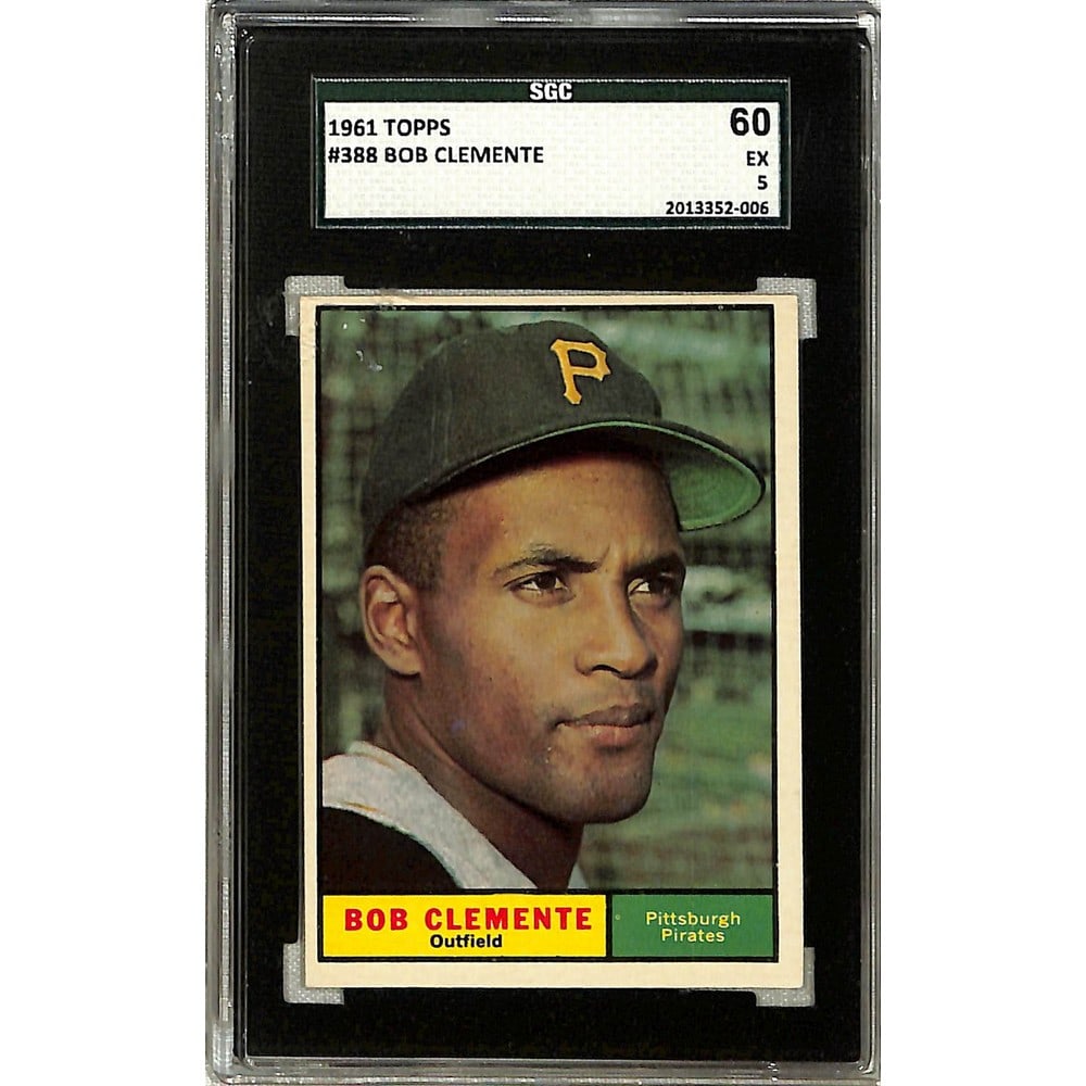 1961 Topps Roberto Clemente Sgc 5 (1 of 2)