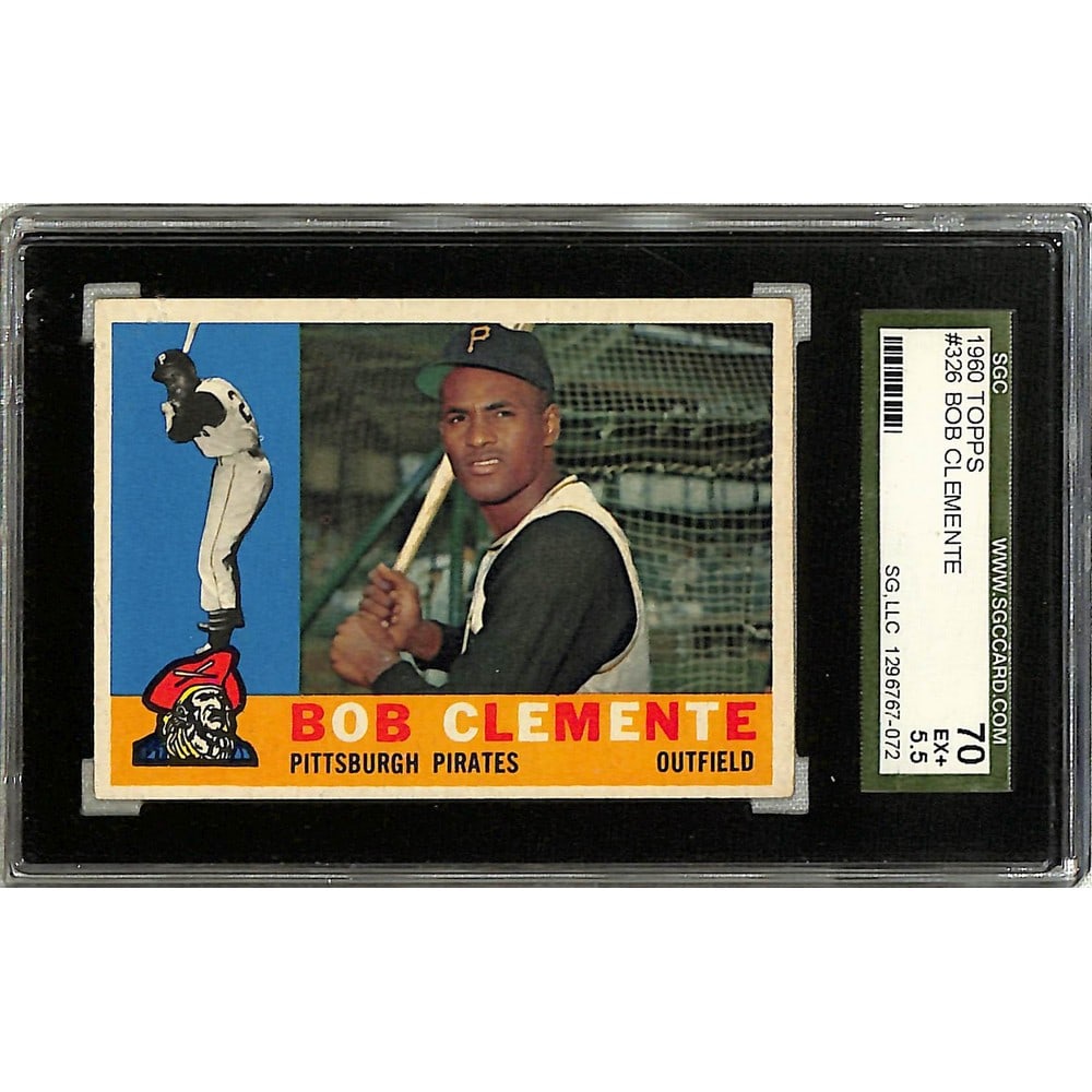 1960 Topps Roberto Clemente Sgc 5.5 (1 of 2)