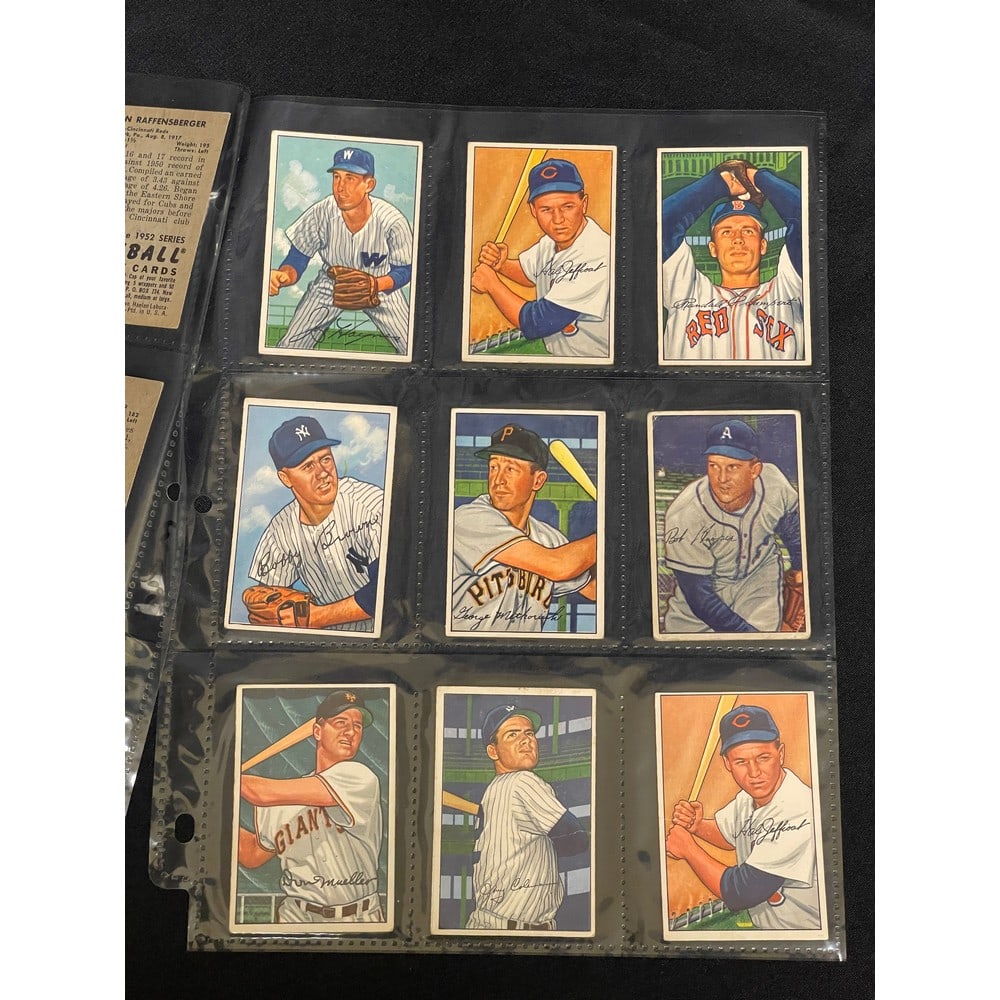 (18) 1952 Bowman Baseball Cards (1 of 2)