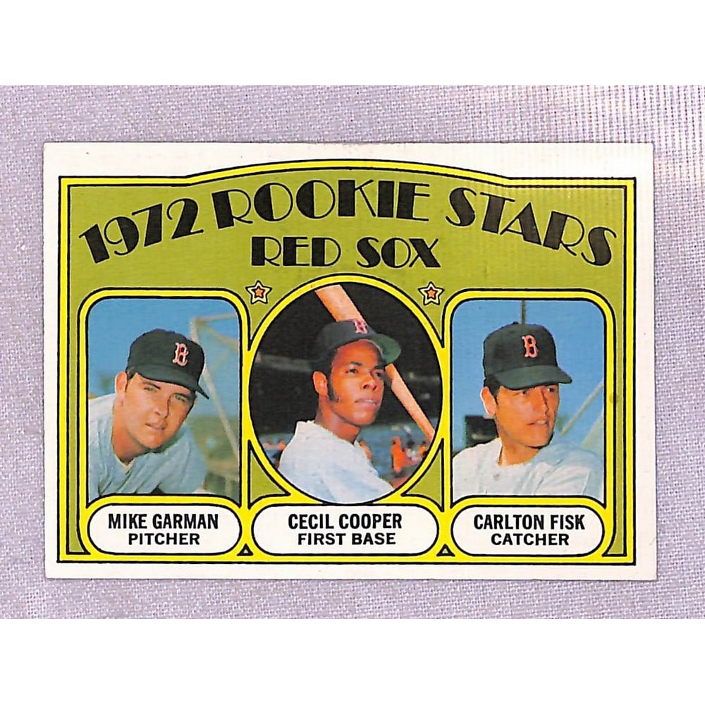 1972 Topps Carlton Fisk Rookie Nice Shape (1 of 2)