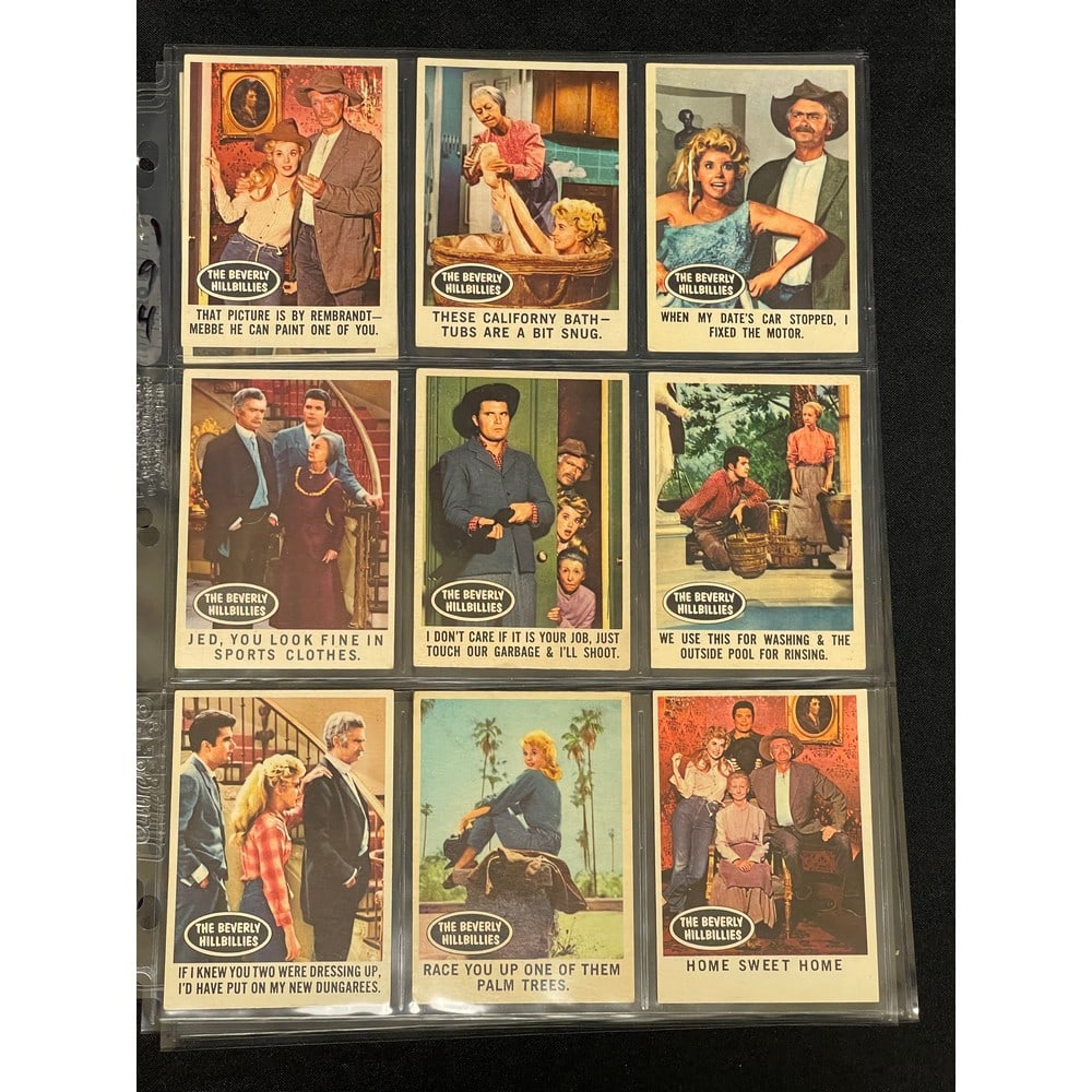 (10) 1963 Topps Beverly Hillbillies Crease Free (1 of 2)