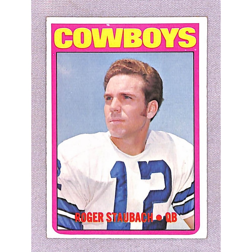 1972 Topps Roger Staubach Rookie Nice Shape (1 of 2)