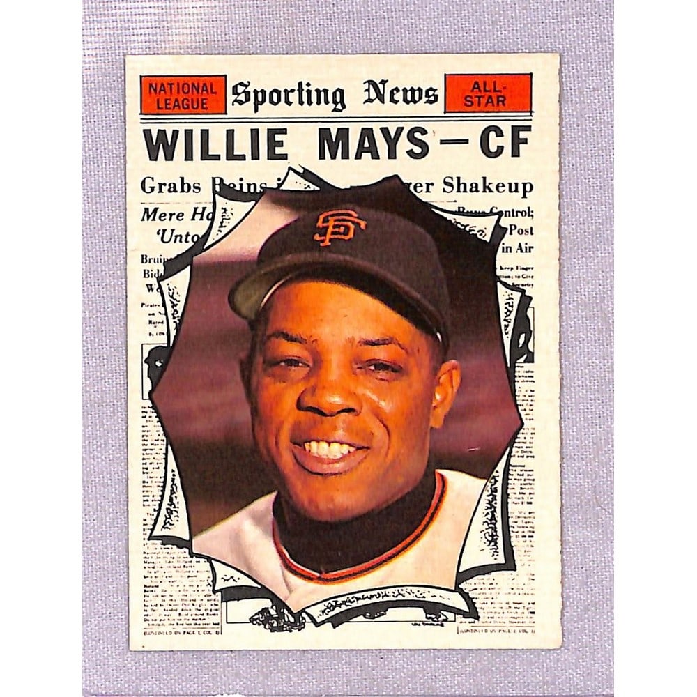 1961 Topps Willie Mays Allstar Hi # Nice Shape (1 of 2)