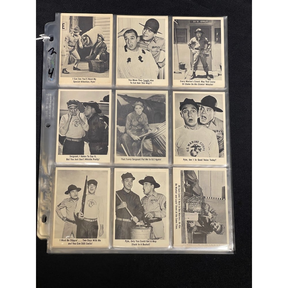 1965 Fleer Gomer Pyle Complete Set Hi Grade (1 of 3)