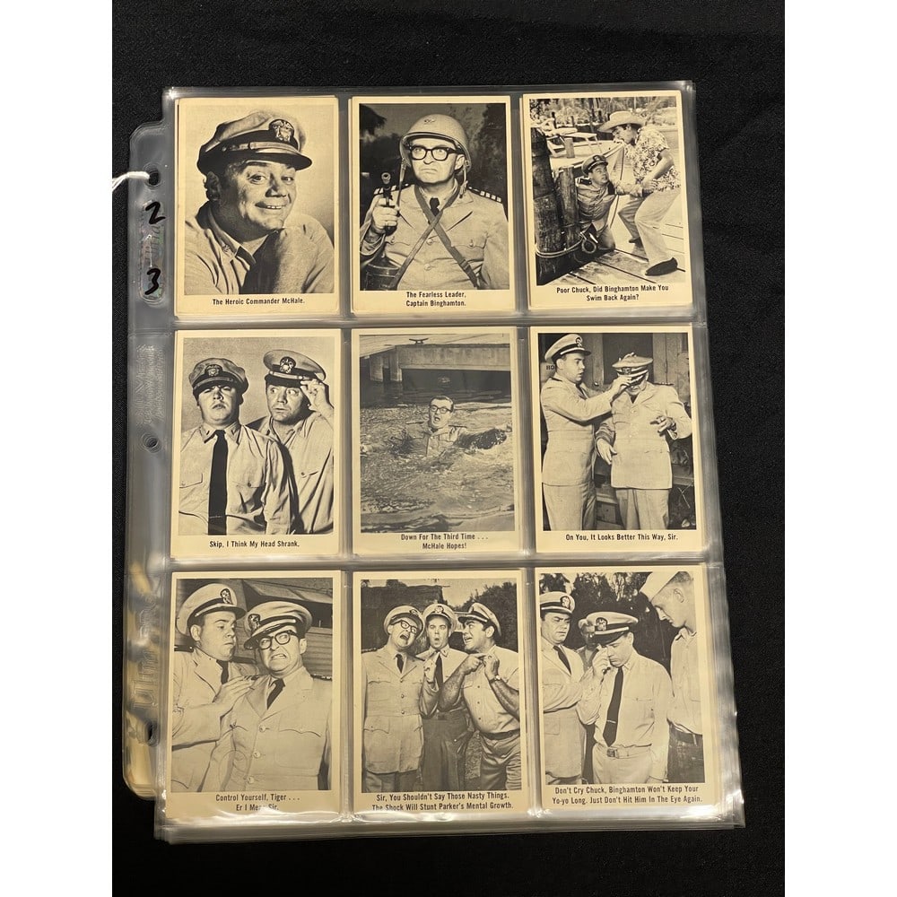 1965 Fleer Mchales Navy Complete Set Hi Grade (1 of 4)