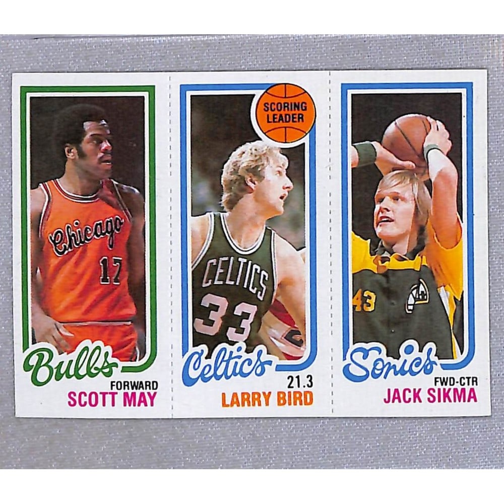 1980 Topps Larry Bird Rookie Leader High Grade (1 of 2)