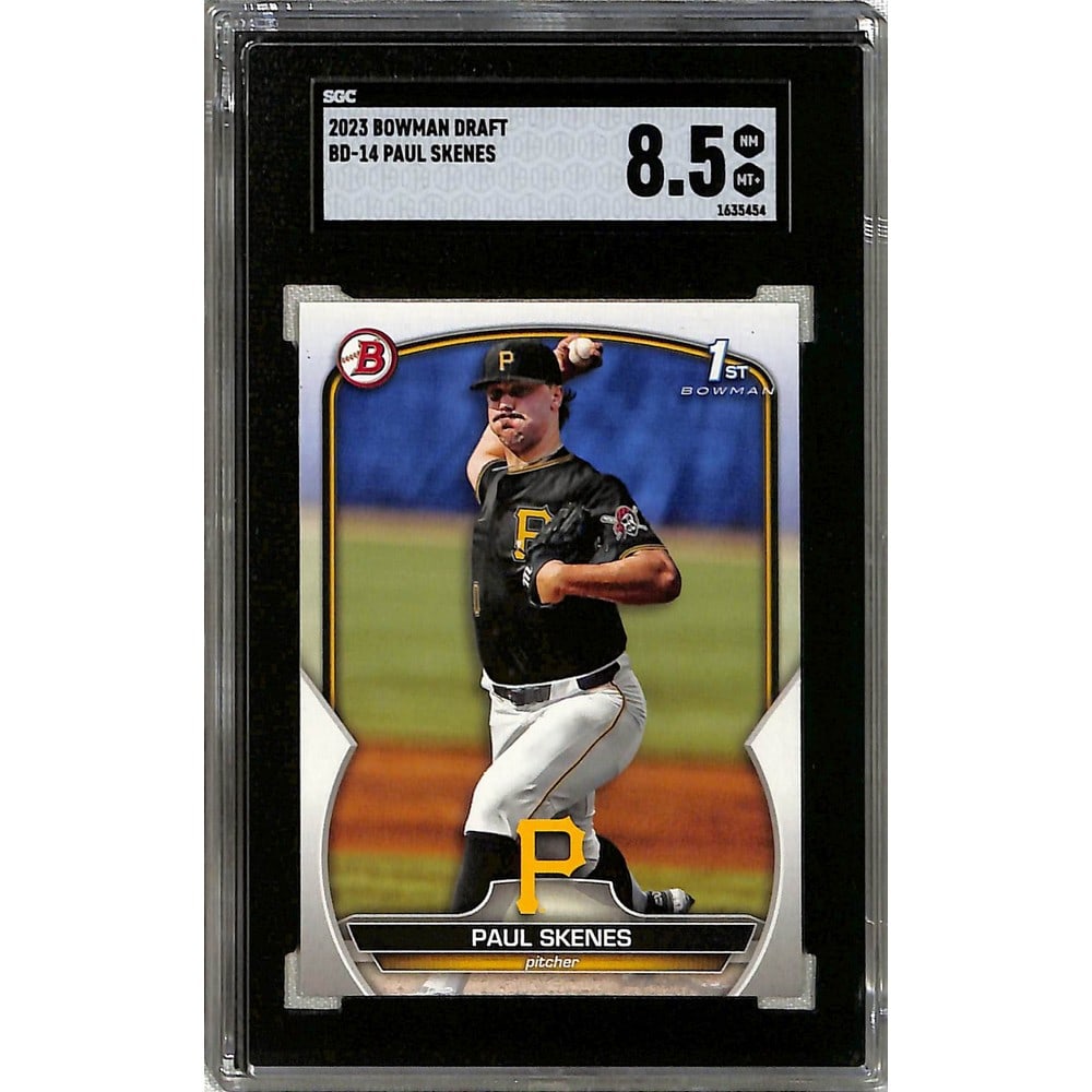 2023 Bowman Draft Paul Skenes Rc Sgc 8.5 (1 of 2)