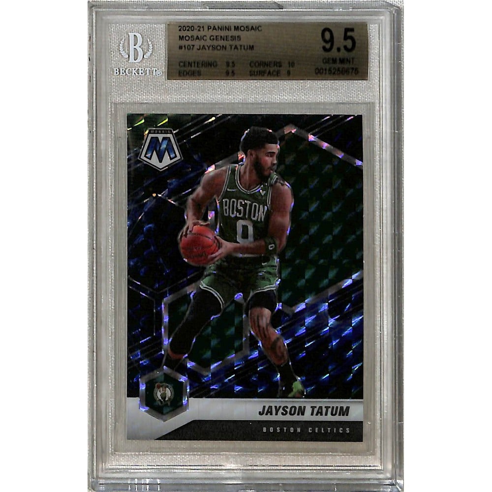 2020-21 Mosaic Genesis Jayson Tatum Bgs 9.5 (1 of 2)