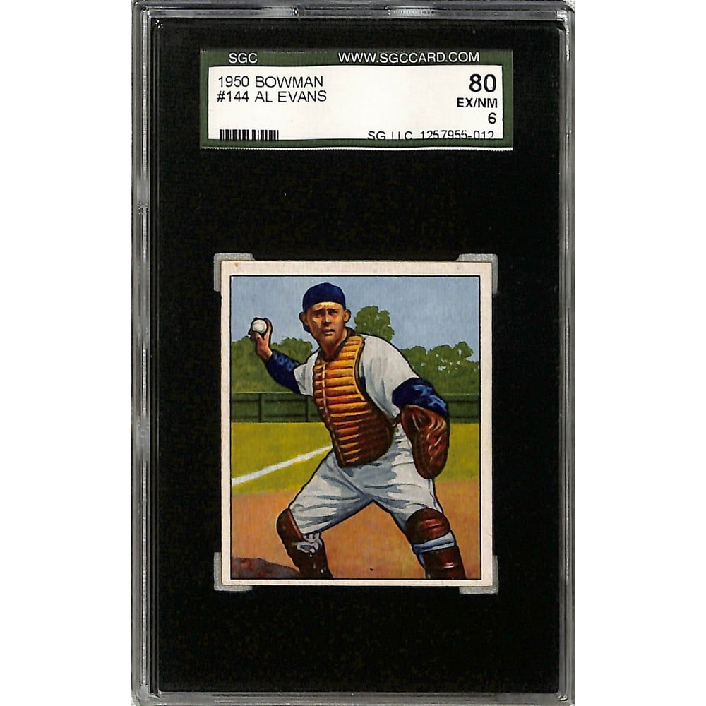1950 Bowman Al Evans Sgc 6 (1 of 2)