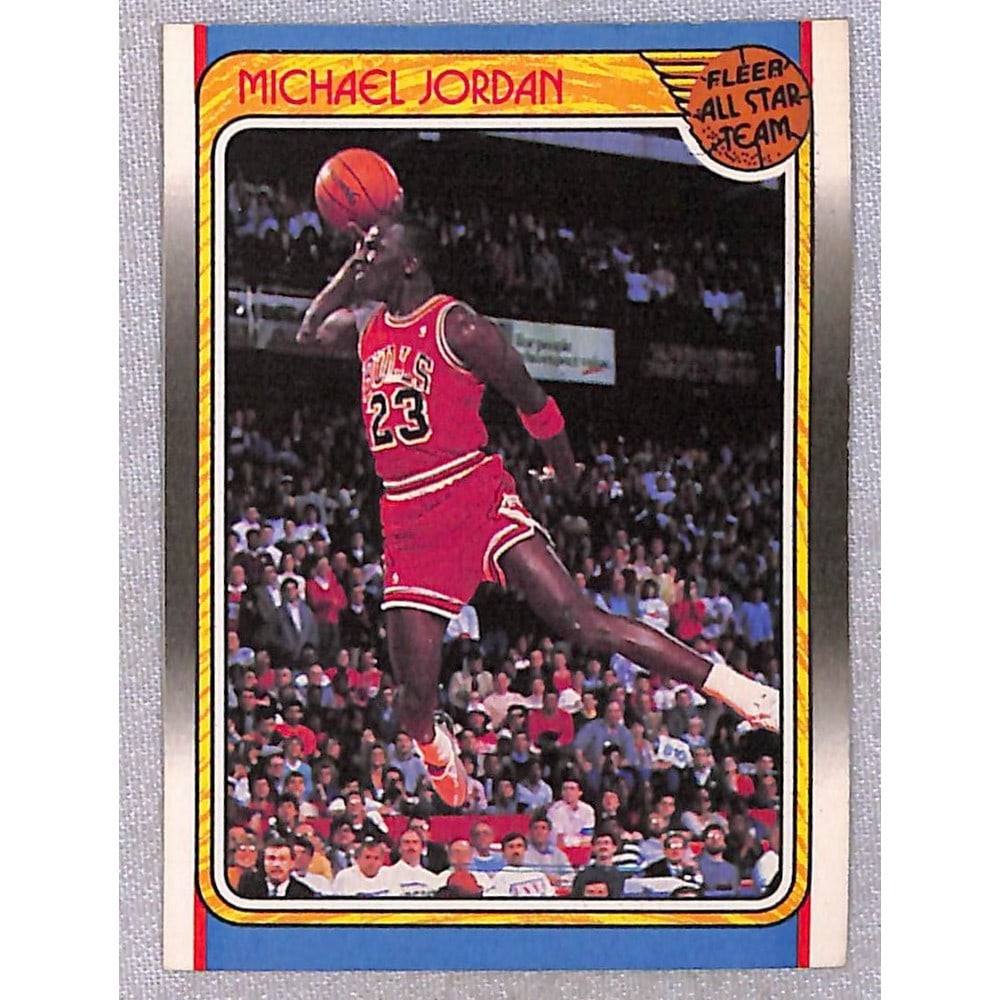 1988 Fleer Michael Jordan Allstar: 1988 Fleer Michael Jordan Allstar