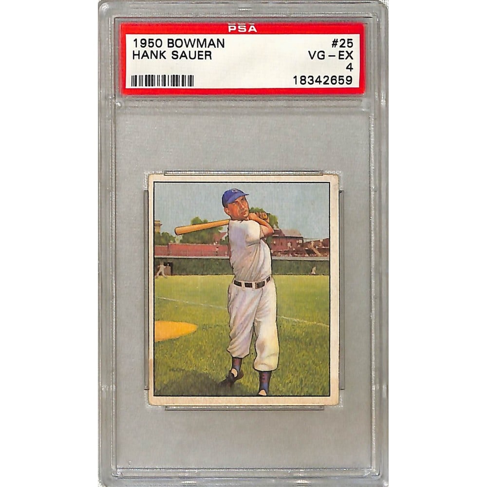 1950 Bowman Hank Sauer Psa 4 (1 of 2)