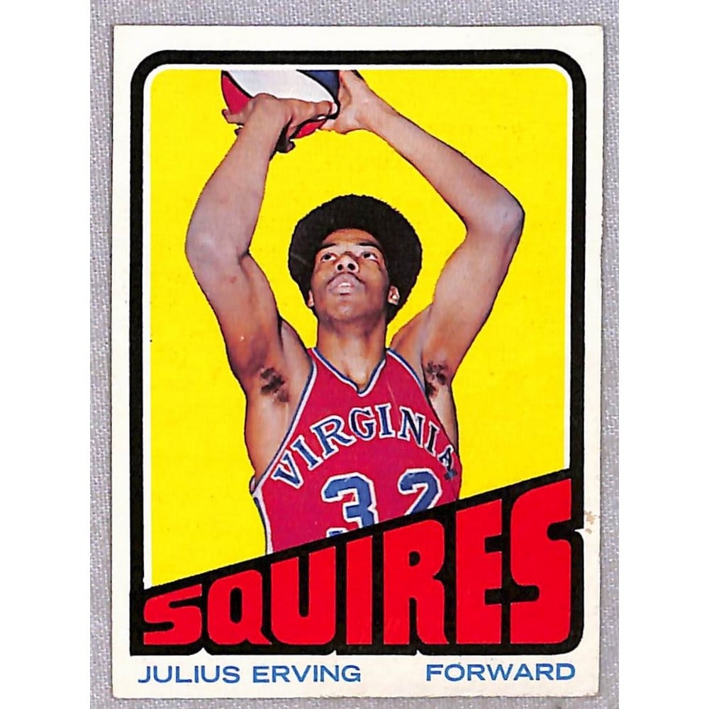 1972 Topps Julius Erving Rookie Centered (1 of 2)