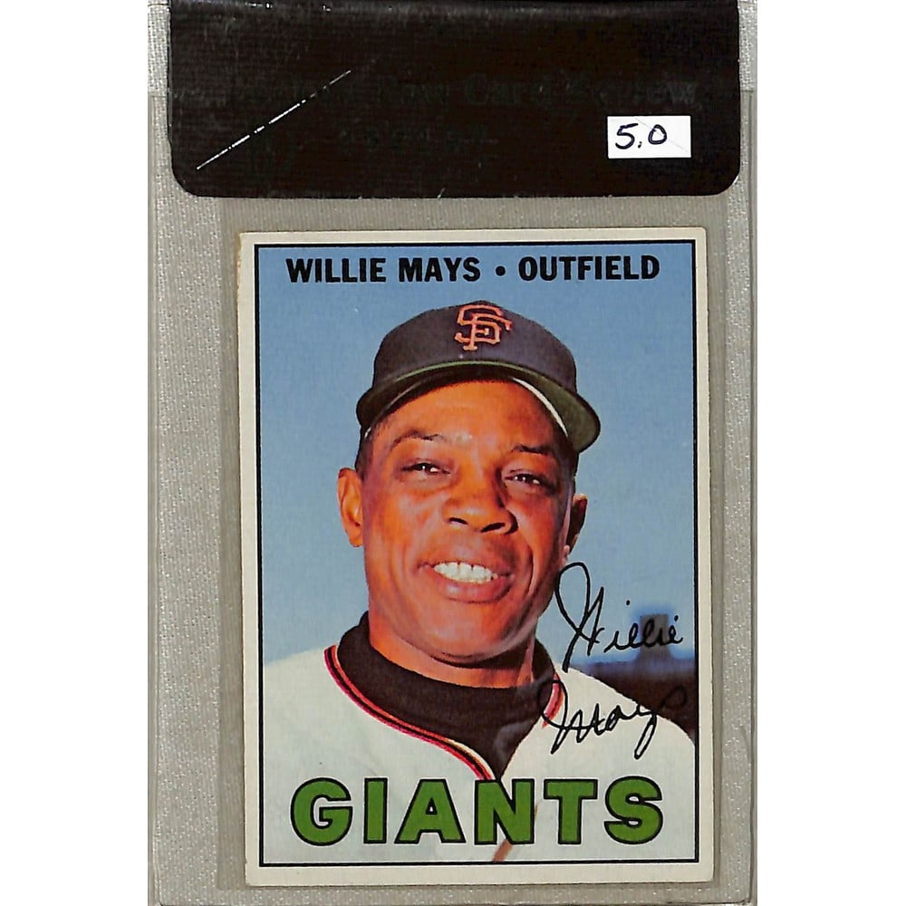 1967 Topps Willie Mays Raw Review 5.0 (1 of 2)