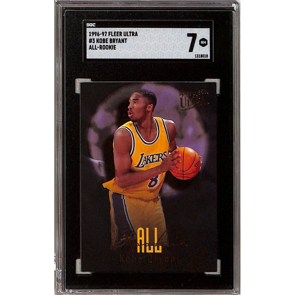 1996-97 Fleer Ultra Kobe Bryant Rookie Sgc 7 (1 of 2)