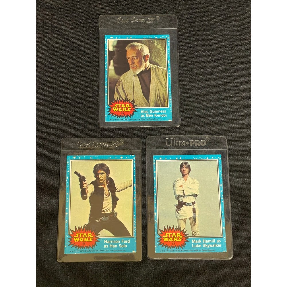 (3) 1977 Topps Star Wars Cards (1 of 2)