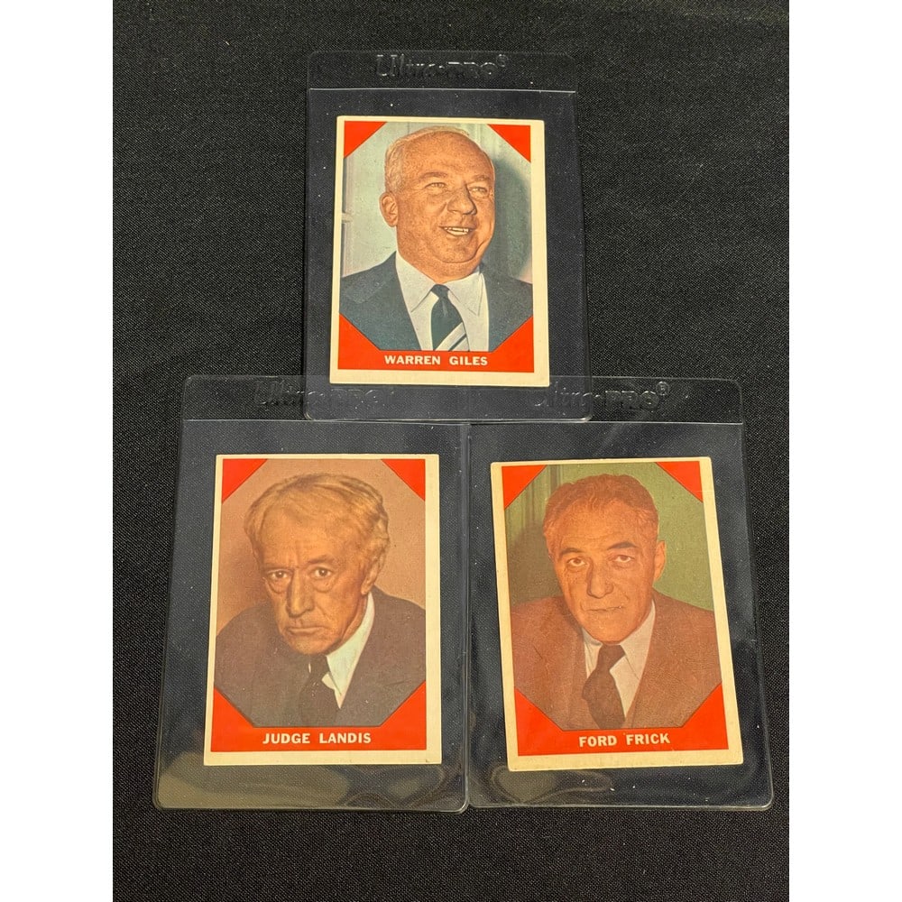 (3) 1961 Fleer All Time Greats Cards (1 of 2)