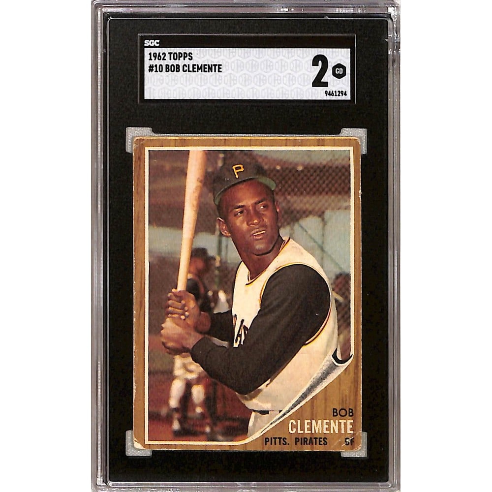 1962 Topps Roberto Clemente Sgc 2 (1 of 2)