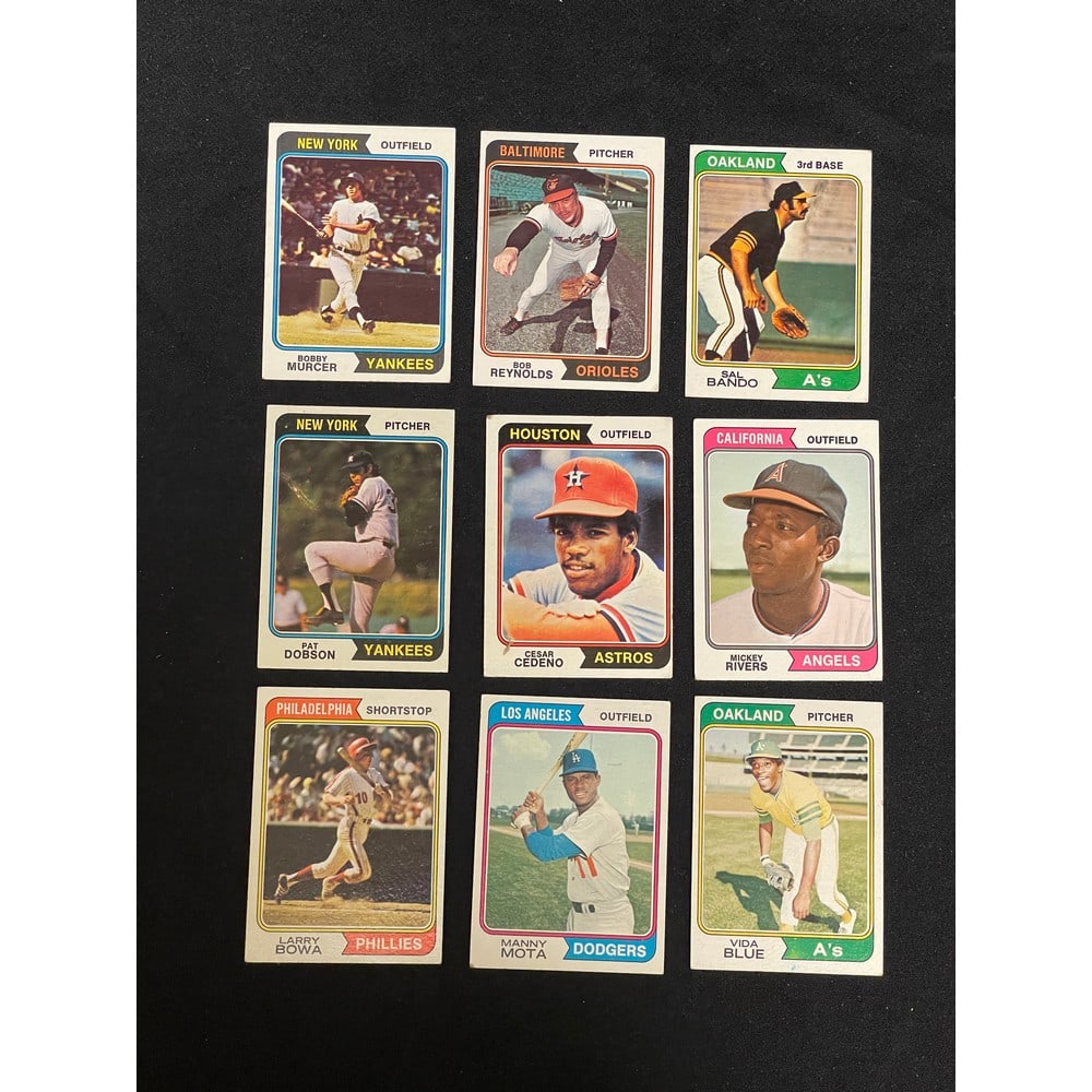 (660) 1974 Topps Baseball Cards (1 of 3)