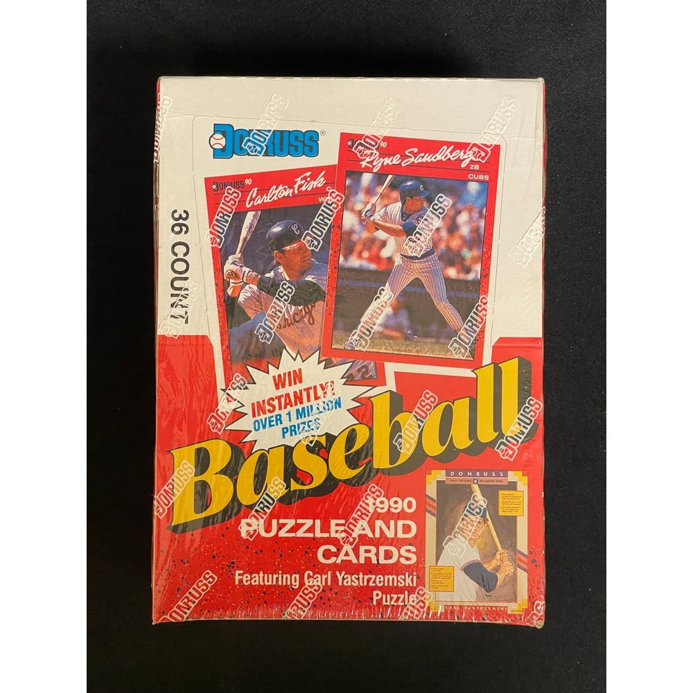1990 Donruss Baseball Sealed Wax Box (1 of 1)