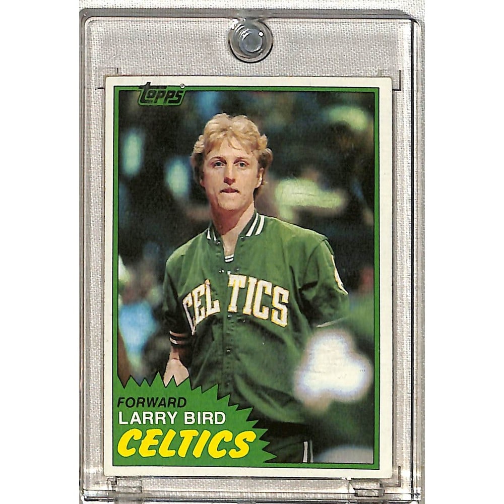 1981 Topps Larry Bird Wax On Front (1 of 2)