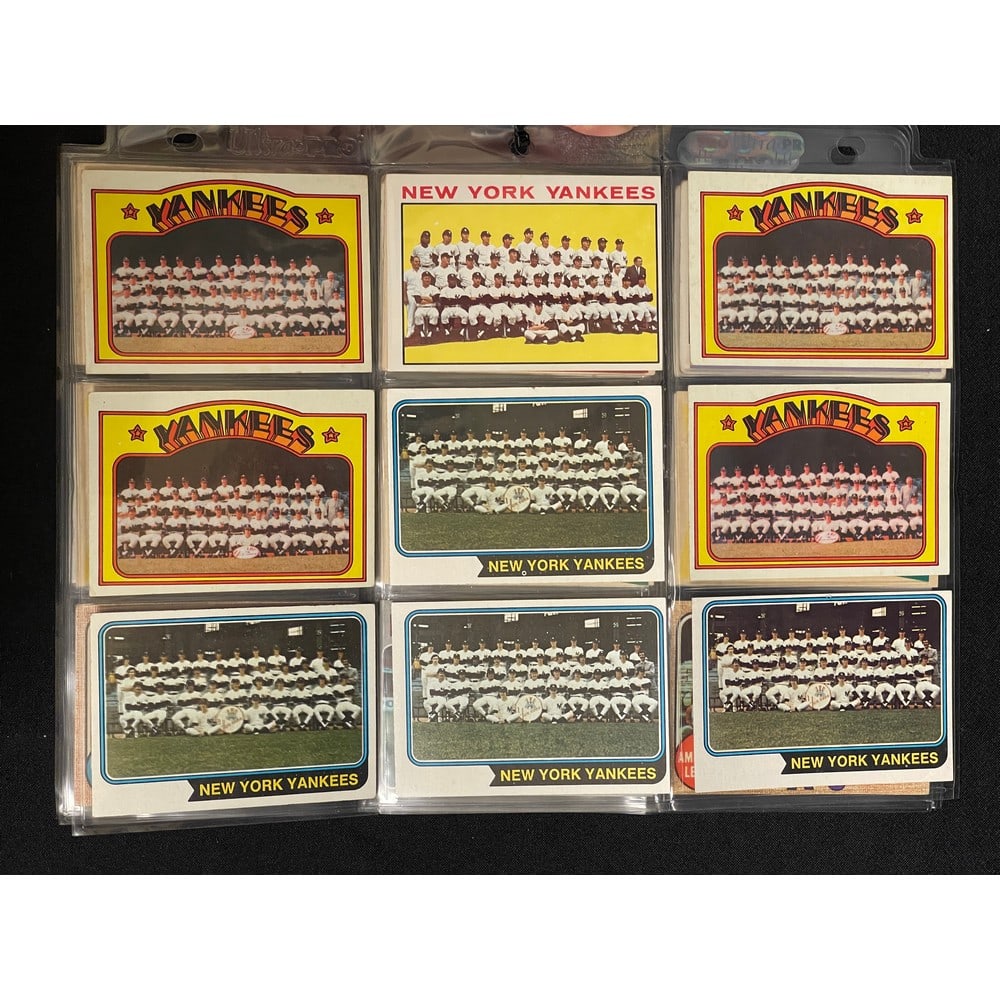 (24) 1960's-70's Topps Baseball Team Cards (1 of 3)