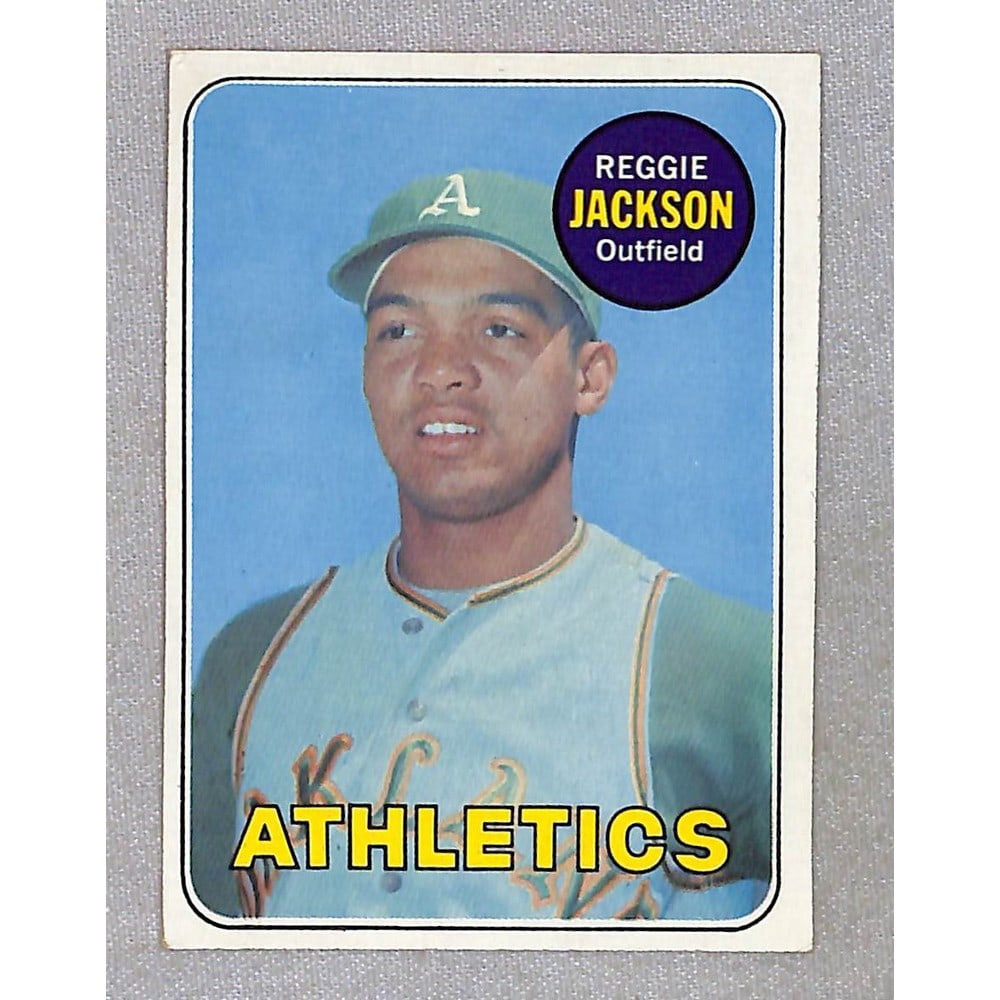 1969 Topps Crease Free Reggie Jackson Rookie (1 of 2)