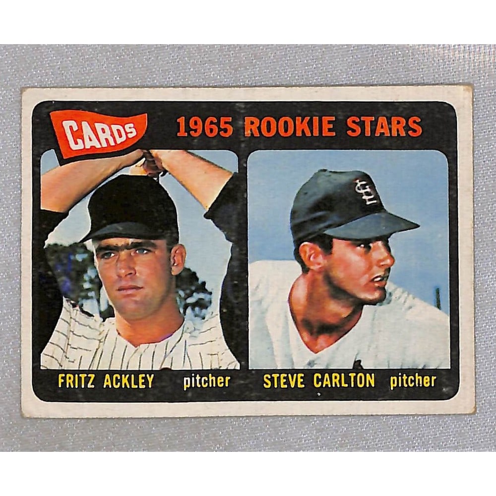 1965 Topps Crease Free Steve Carlton Rookie (1 of 2)