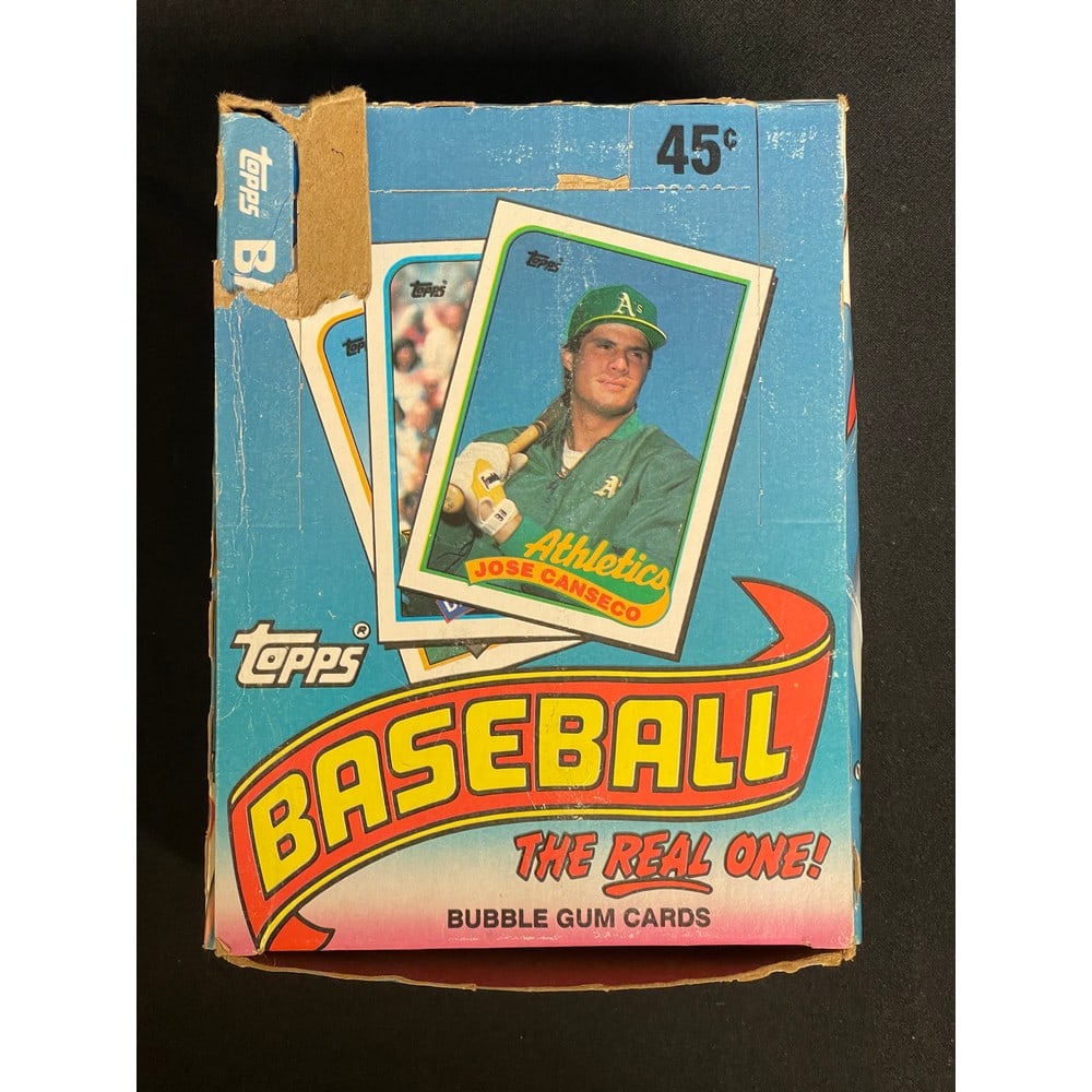 1989 Topps Baseball Full Wax Box (1 of 1)