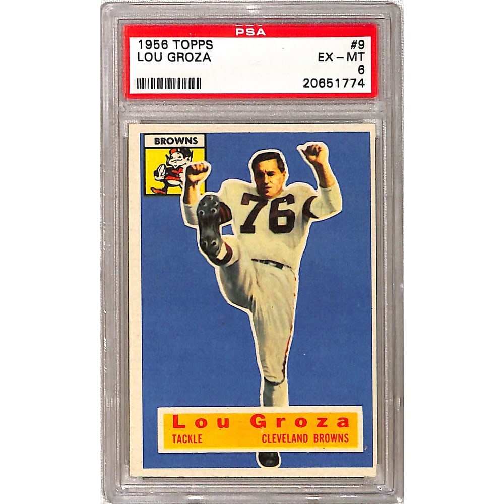 1956 Topps Lou Groza Psa 6 (1 of 2)