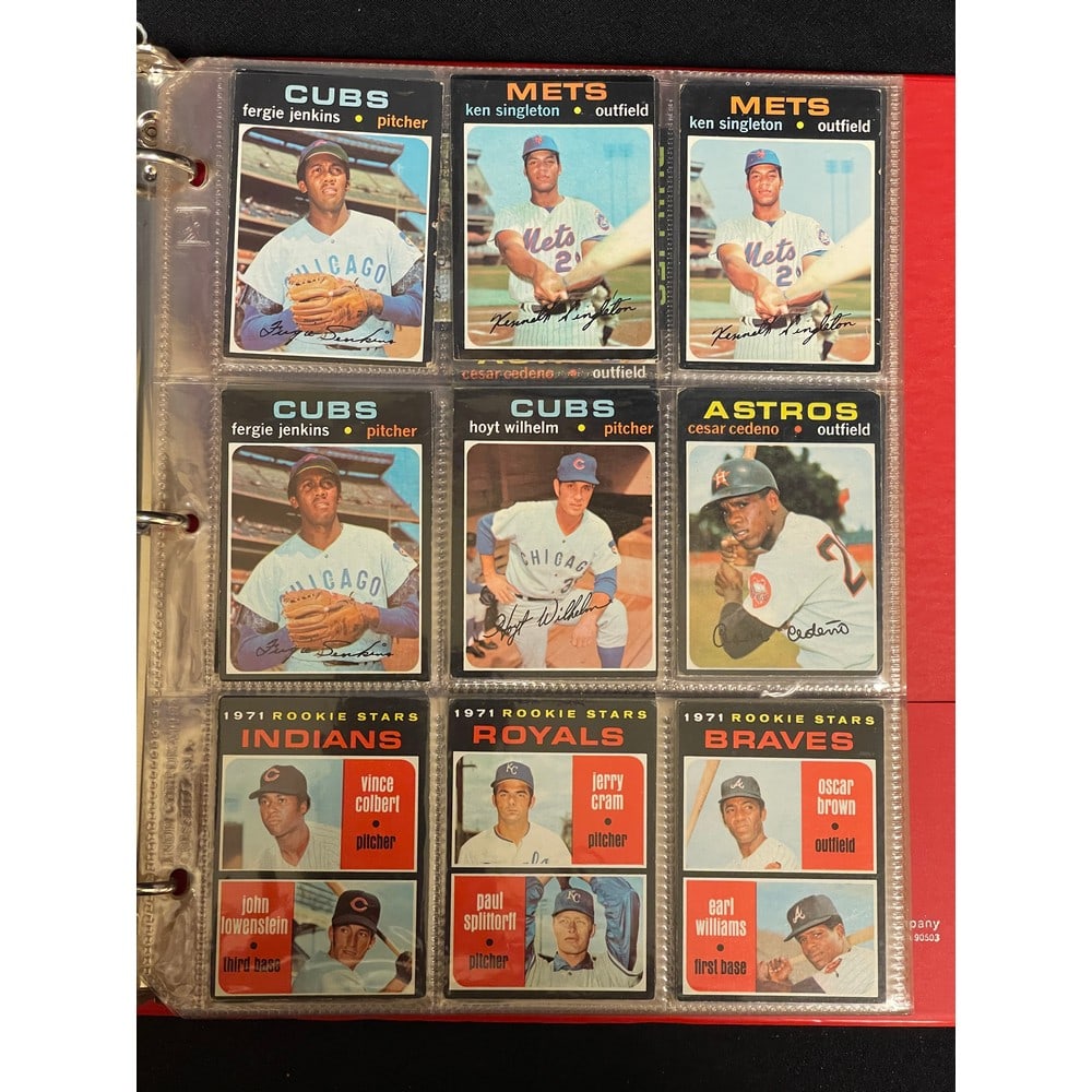 (71) 1971 Topps Baseball Stars/rc/team Sets (1 of 4)