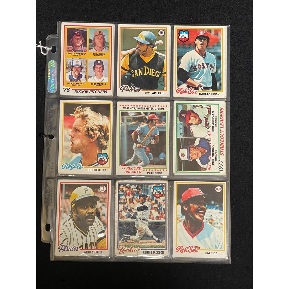 (15) 1978 Topps Baseball Stars (1 of 2)