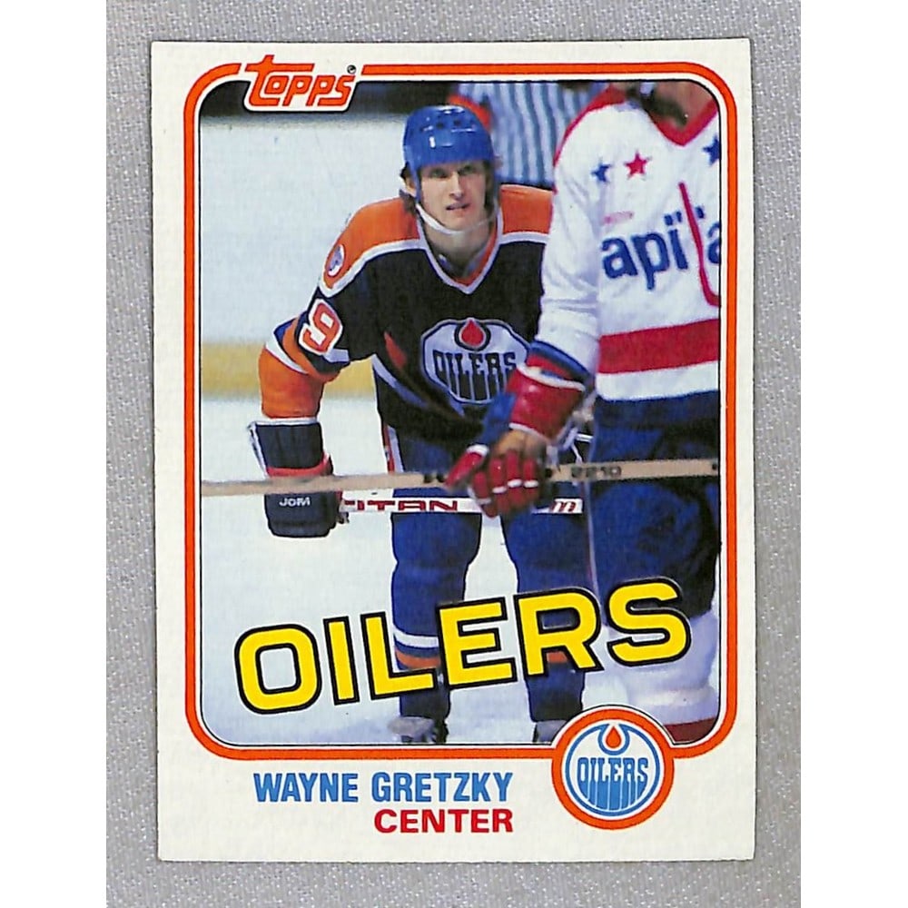 1981 Topps Crease Free Wayne Gretzky: 1981 Topps Crease Free Wayne Gretzky