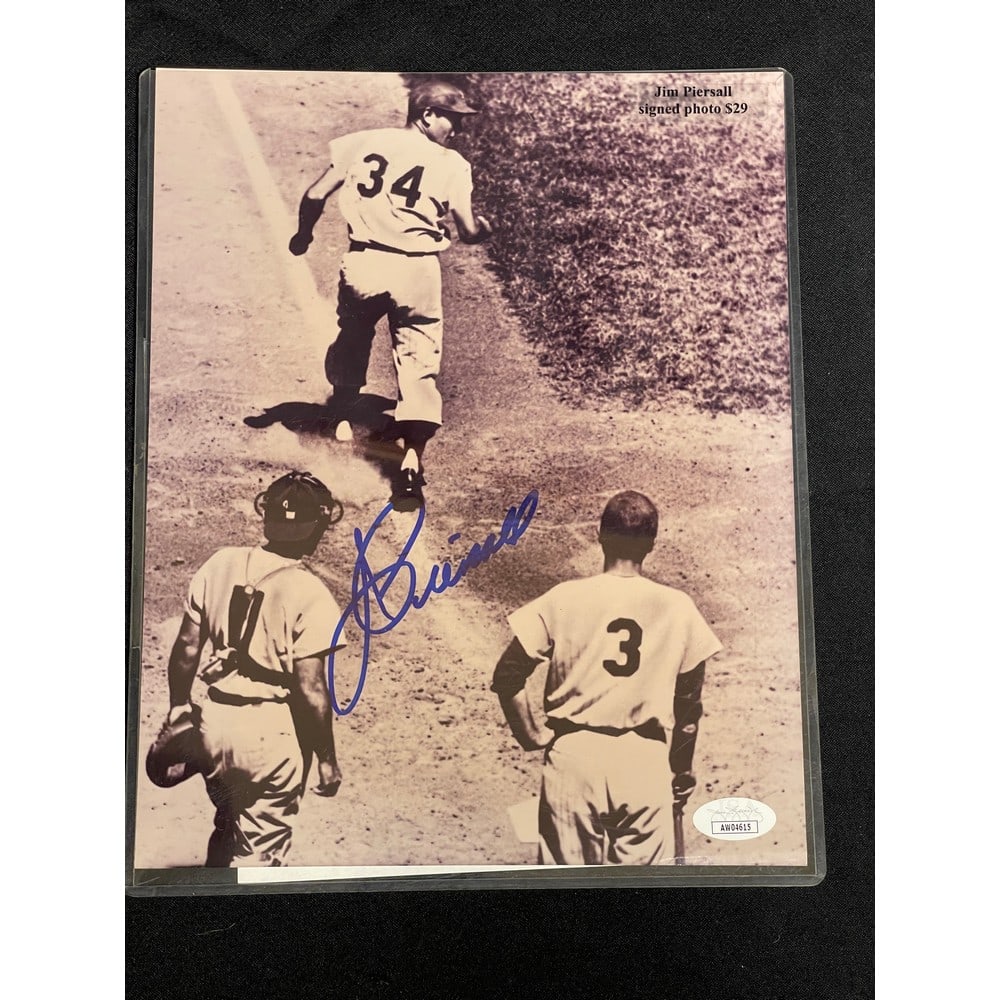 Jimmy Piersall Signed 8x10 Jsa Coa (1 of 4)
