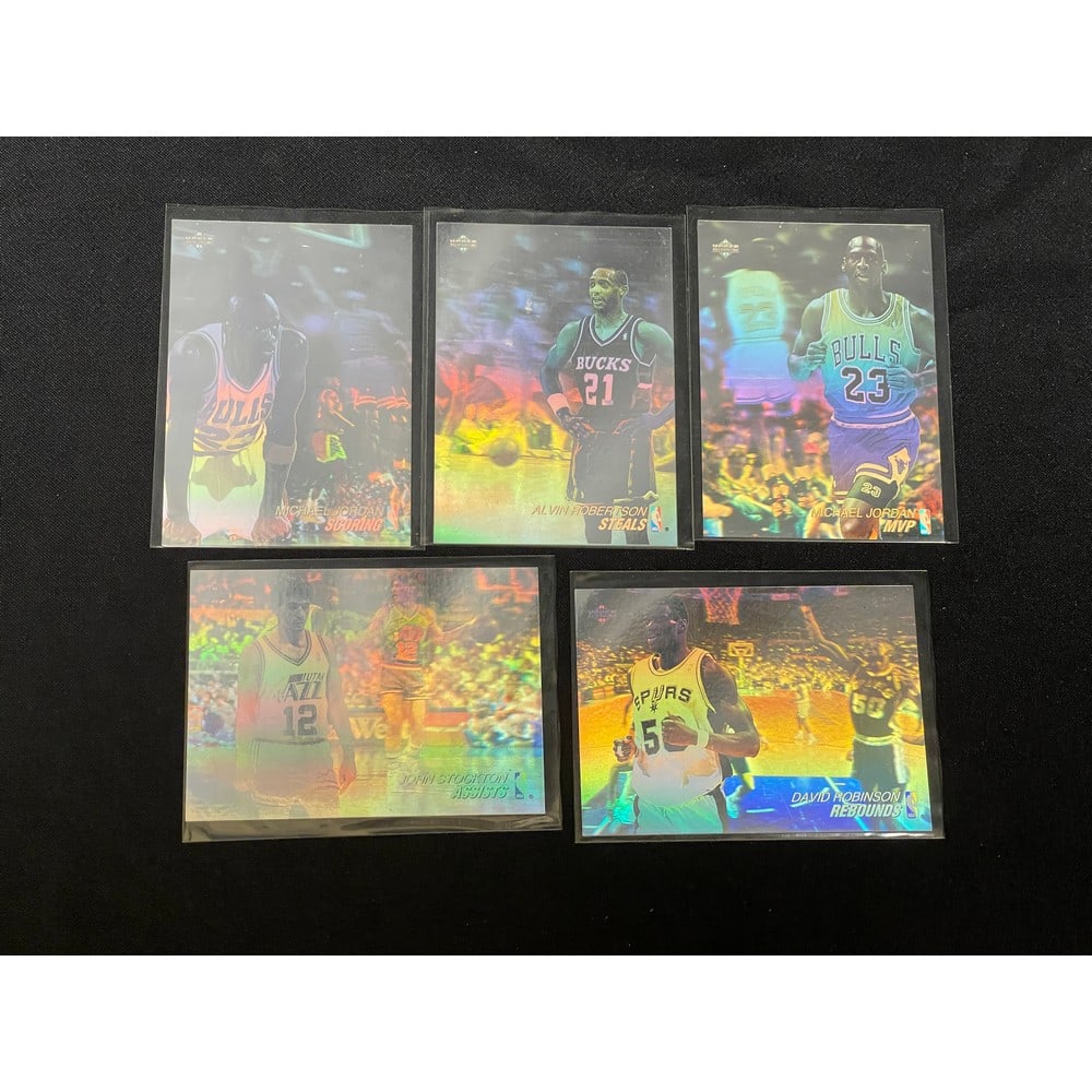 (9) 1991 Ud Holographic Complete Set With Jordan (1 of 2)