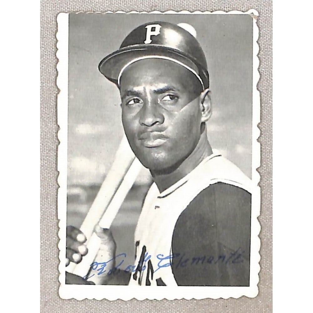 1969 Deckle Edge Roberto Clemente Crease Free (1 of 2)