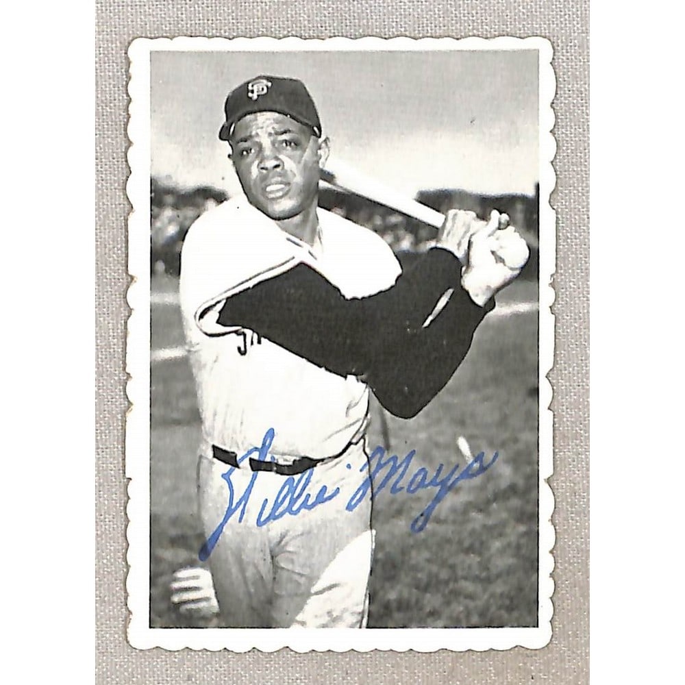 1969 Deckle Edge Willie Mays Crease Free (1 of 2)